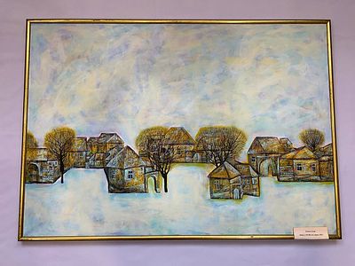 Оригинальная картина &laquo;Март&raquo; члена Союза художников России, заслуженного художника Республики 