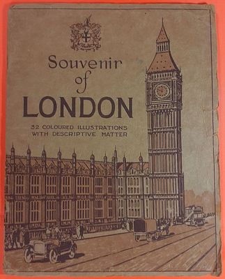Книга &laquo;Souvenir of London&raquo; виды Лондона. На английском языке.