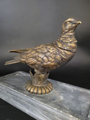 Чернильница венская бронза пресс-папье. Роскошная старинная чернильница ❣️ 
Венская бронза. 