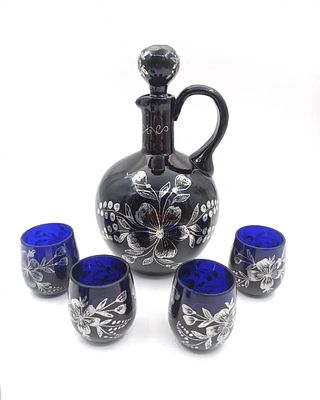 Набор для ликера царский кобальт. Царская Россия до 1917 года 
Набор для ликёра. 
Кобальтовое 
