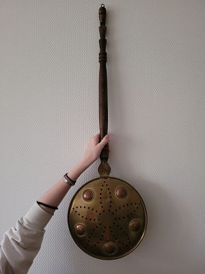 Антикварная постельная грелка. Большая постельная грелка ❤️‍🔥 
Антиквариат 
Медь, латунь 