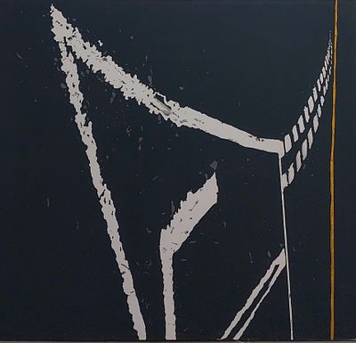 אמן לא מזוהה שמן - קווים בתנועה . שמן על בד 100X100 לא חתום.רמת ביצוע של הציור גבוה מאוד , את 