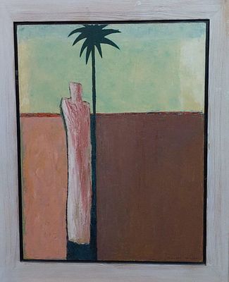 איצו רימר - נמרוד. שמן על בד 52X48 חתום.עבודותיו של איצו רימר מוצגות בגלריות ובמוזיאונים ברחבי הארץ 