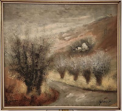 אלברט גולדמן - נוף. שמן על בד 55X50 חתום .אלברט גולדמן (צייר ישראלי): 
תקופת חיים: 1922–2011. 