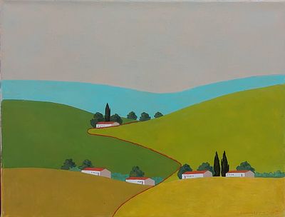 איצו רימר - ציפורי. שמן על בד 30X40 חתום. אודות איצו רימר: 
איצו רימר הוא אמן ישראלי רב-תחומי 