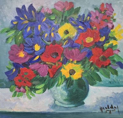 הדי קון - שמן על בד 20X20 חתום ,