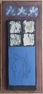 חתום שירה - קנבס על קנבס שמן על בד 80X35 חתום . ציור ברמת ביצוע גבוה.