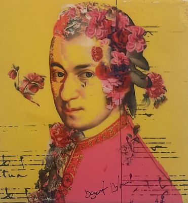 דגנית בלכנר - הדפס צבוע ביד 40X40 חתום.דגנית בלכנר היא אמנית ישראלית ילידת 1957. 
סגנון: היא 