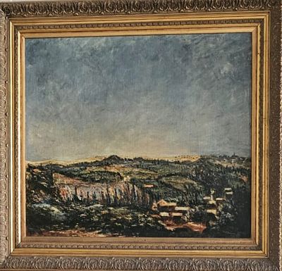 אהרון כהנא - נוף . שמן על בד 50X60 ס"מ חתום.אהרון כהנא (1905–1967) היה צייר וקרמיקאי ישראלי בולט 