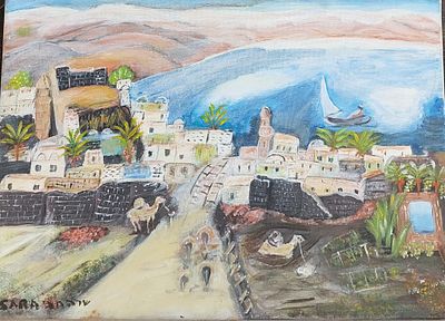 שרה חגי - שמן על בד 40X30 חתום