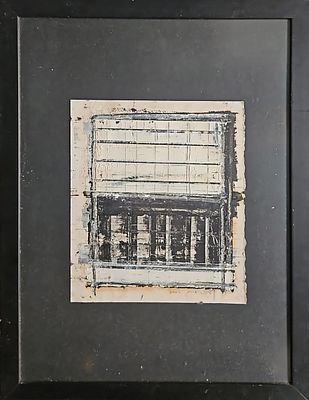 עופרי מרום (נ. 1966) - ללא כותרת. שמן על קרטון, 31x25 ס"מ, חתום ומתוארך 2000. 
אודות עופרי מרום: 