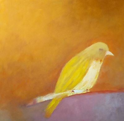 אסנת רייזמן בן שלום - קנרית. שמן על בד40X40, חתום.. אסנת רייזמן (Osnat Reisman) היא אמנית וציירת 