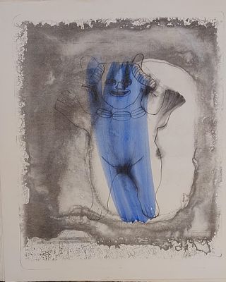 RUFINO TAMAYO - ליטוגרפיה 80X60 ס"מ חתום .