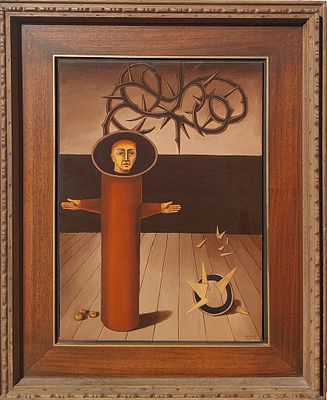 דן קדר - שמן על בד 56X39 חתום.