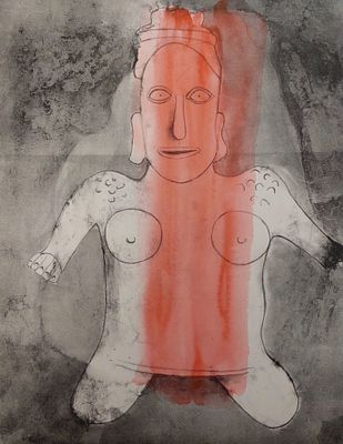 RUFINO TAMAYO - ליטוגרפיה 44X50. לא חתום .