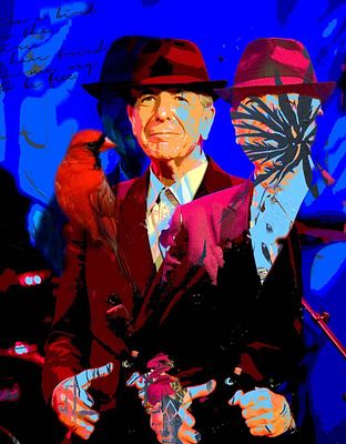 דגנית בלכנר - הדפס טכניקה מעורבת על בד 100X80 חתום .