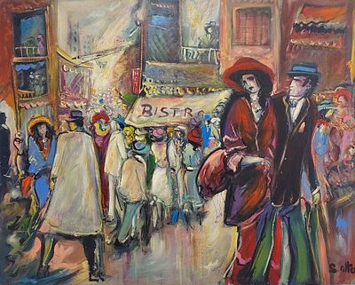 שלמה אלטר - שמן על בד 100X80 חתום .