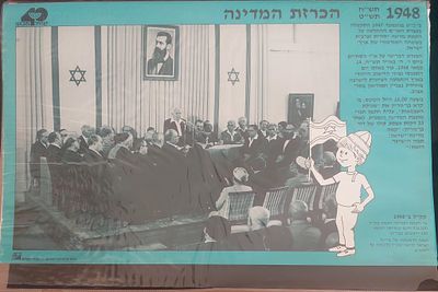 סט הכרזות של שרוליק שהופק לכבוד חגיגות ה-40 למדינת ישראל (1988) הוא פריט אספנות בעיצובו של 