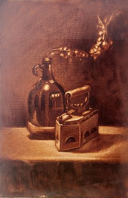 איתמר שחק - שמן על בד 40X60 חתום .