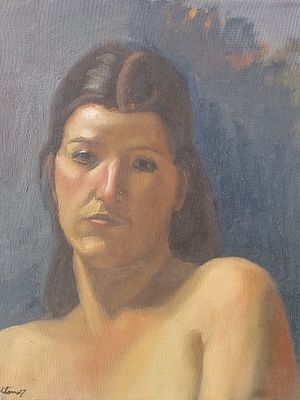 איתמר שחק - שמן על בד 35X45 חתום .