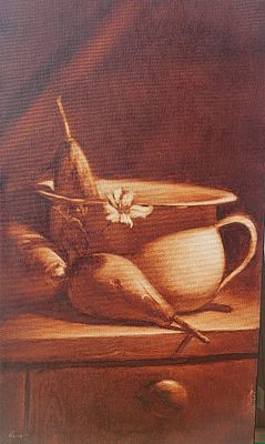 איתמר שחק - שמן על בד 50X30 חתום