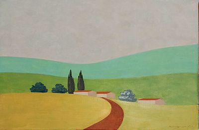 איצו רימר - שמן על בד 40X30 חתום .