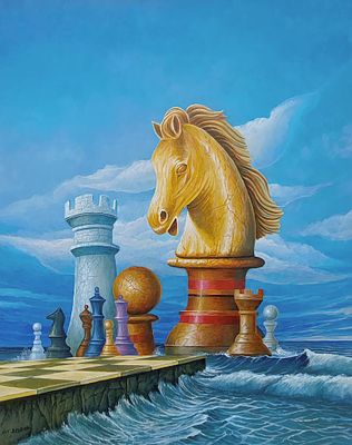 אבי בלאיש - שמן על בד 100X80 חתום. אבי בלאיש מצייר את הנושא בצורה מדויקת ככל האפשר, תוך שימוש 