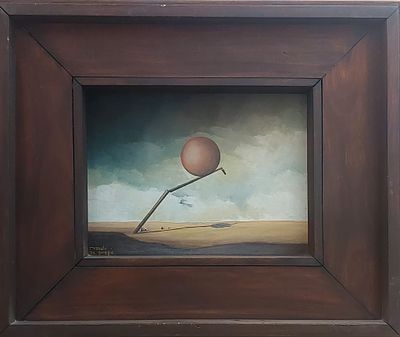 יושפה - שמן על בד 28X22 ס"מ חתום .