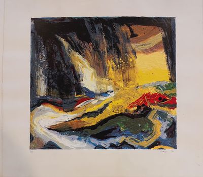 Ardyn Halter (b. 1956) , - ליטוגרפיה 70X60 חתום .