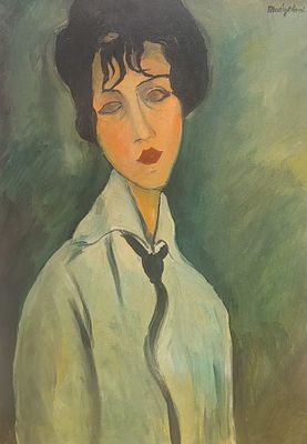 דימה - מודליאני. שמן על בד 50X70 חתום.