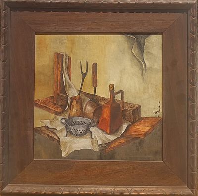 סמי זילכה - שמן על בד 35X35 חתום.