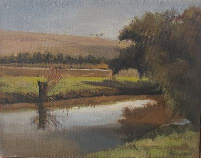 איתמר שחק - שמן על בד 30X24 חתום .