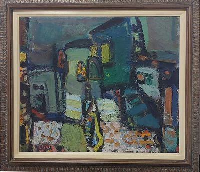 יעקב וכסלר - שמן על בד 60X70 ס"מ חתום .