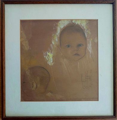 Joseph Tepper - רישום על נייר 26&times;26 חתום .חתום 1933.יוסף טפר 
נולד באימפריה הרוסית, פעיל בארץ 