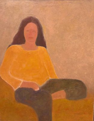 אסנת רייזמן - שמן על בד 100X800 ס"מ חתום .