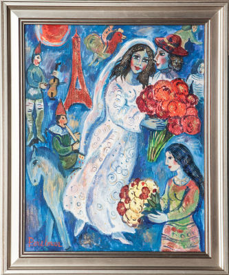 לוסיף פרלמן (1966) - Losif Perelman שמן על בד, 50x40 ס"מ חתום