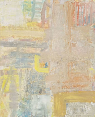 יונה שילה - ללא כותרת (2001). עבודה איכותית. 
שמן על בד, 82x65 ס"מ, חתום ומתוארך.