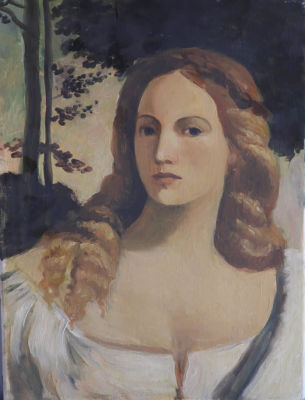 דימה רוזוב - שמן על בד 30X40 חתום