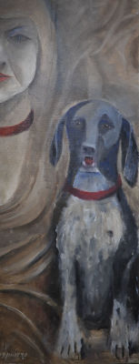 גד אולמן - שמן על בד 40&times;60 חתום