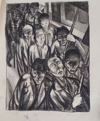 Magnus Zeller - תחריט 28X37 חתום