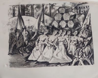 Magnus Zeller - תחריט 28X37 חתום