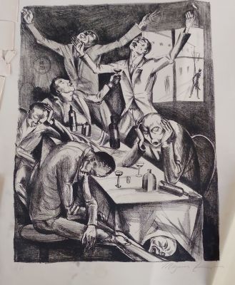 Magnus Zeller - תחריט 28X37 חתום