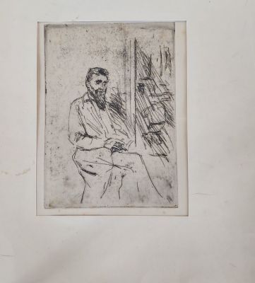 הרמן שטרוק - הרצל. תחריט 20X15