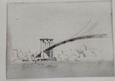 הרמן שטרוק - תחריט 20&times;27 חתום