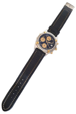 שעון BREITLING CHRONOGRAPH מנגנון אוטומטי ,מצב עבודה ,פלדה משולבת זהב ,עמיד במים על 