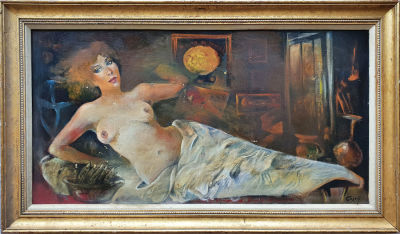 GRETTY RUBINSHTEN - Technique: Oil on canvas Size: 50X100