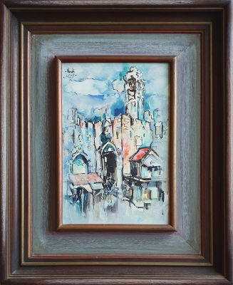 YEHUDA VARDI - Technique: Oil on cardboard Size: 30x20