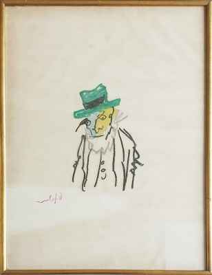 PINCHAS LITVINOVSKY - Technique: Gouache on paper Size: 70x50