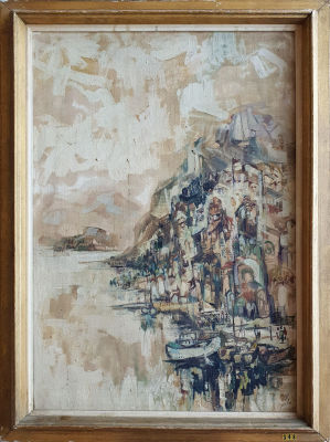 NAFTALI SALMON - Technique: Oil on canvas Size: 81X54