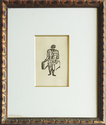 YOSL BERGNER - Technique: Marker on paper Size: 18x12